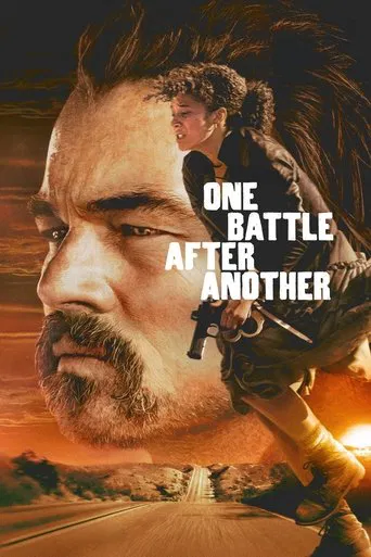Desert road thriller poster with a bearded man and a girl, on Troypoint IPTV